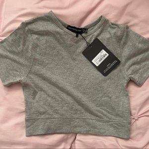 brand new crop top from prettylittlething! size 0